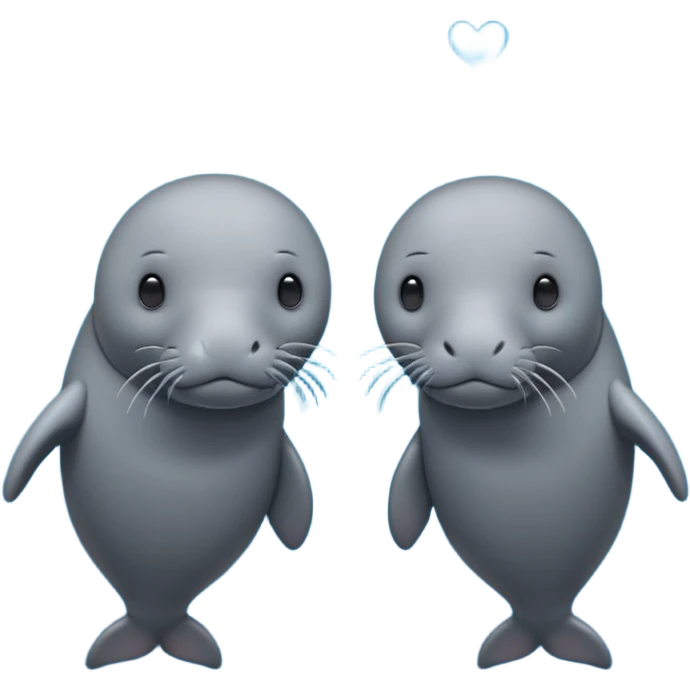 love couple manatee emoji