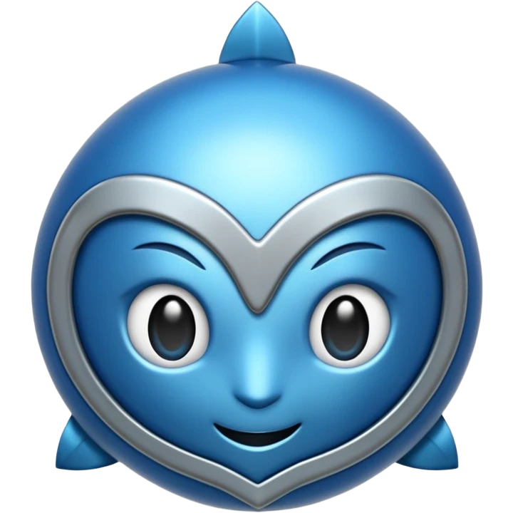Âncora azul com dourado  emoji