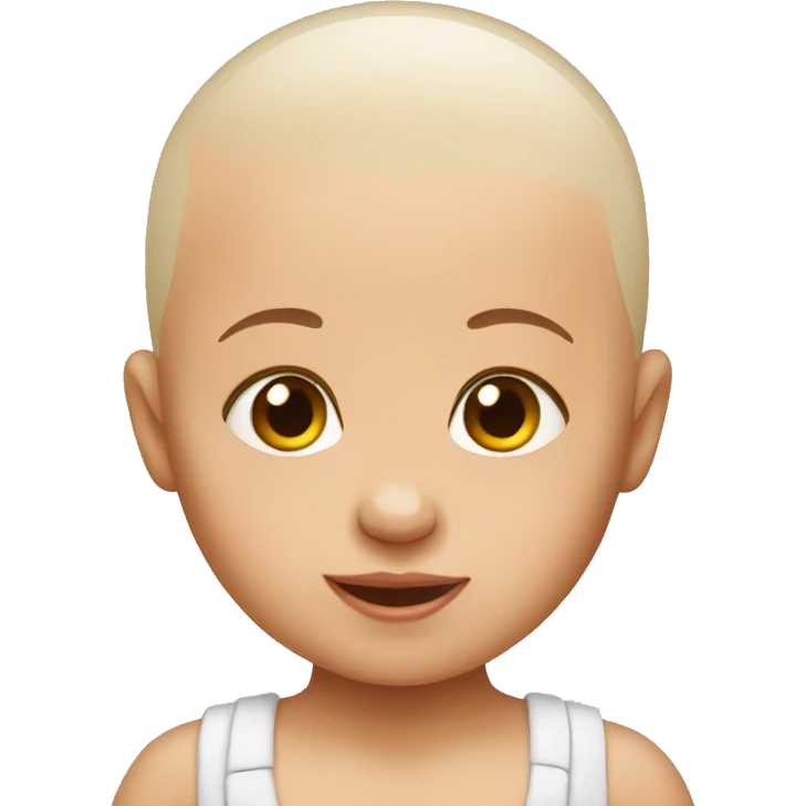 BABY WITHOUT HAIR emoji