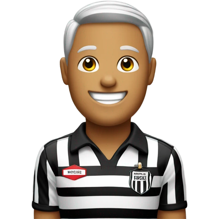Referee laughing emoji
