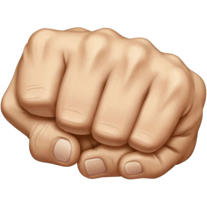 back of veiny fist rearview emoji