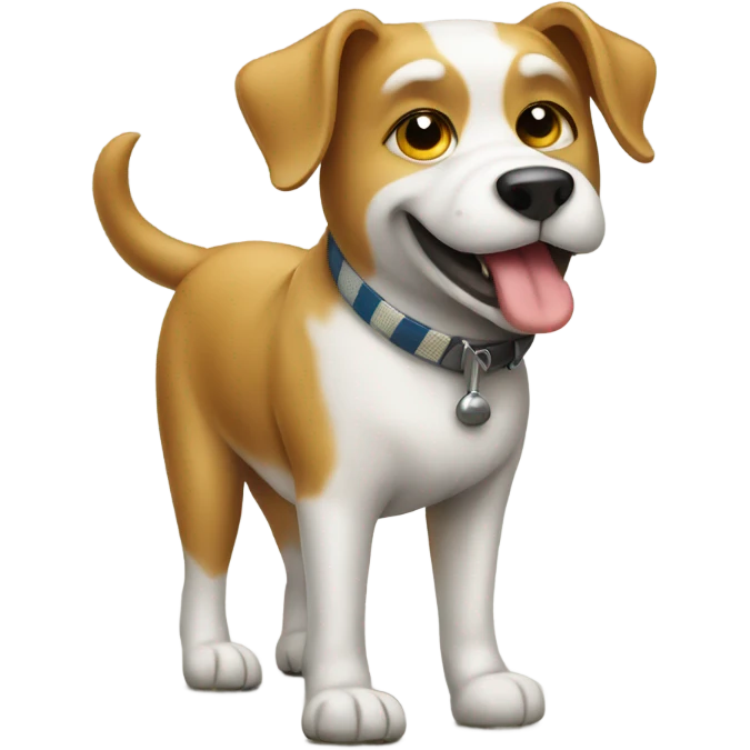 Dog going golfing  emoji