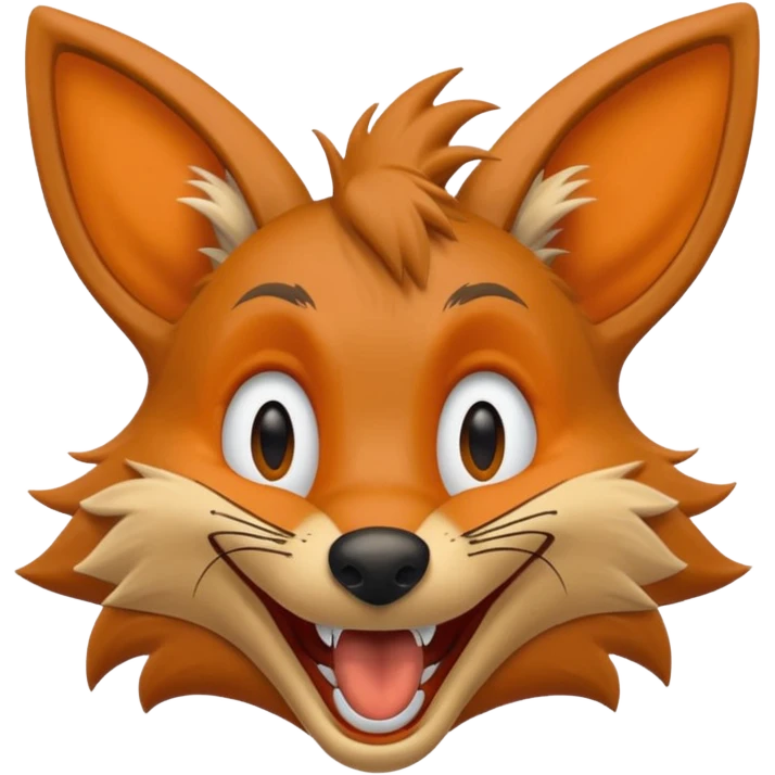 wile e coyote laughing emoji
