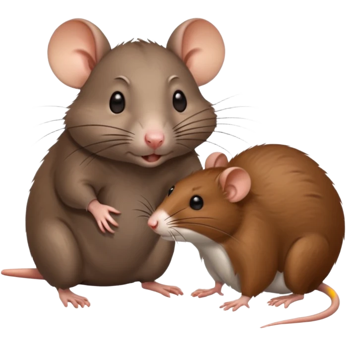 Rat explaining to other rats emoji