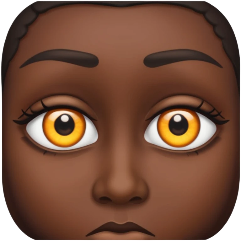 the black eyes emoji