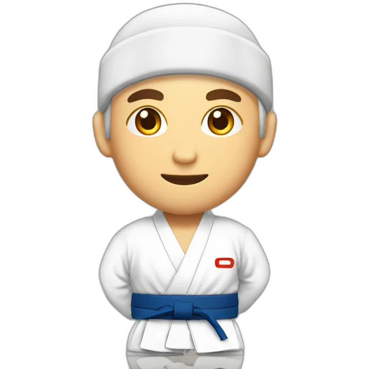 Judoanzug mit Gesicht emoji