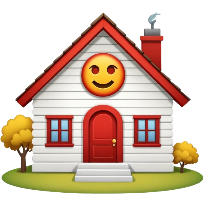 house with cancel slash circle over top emoji
