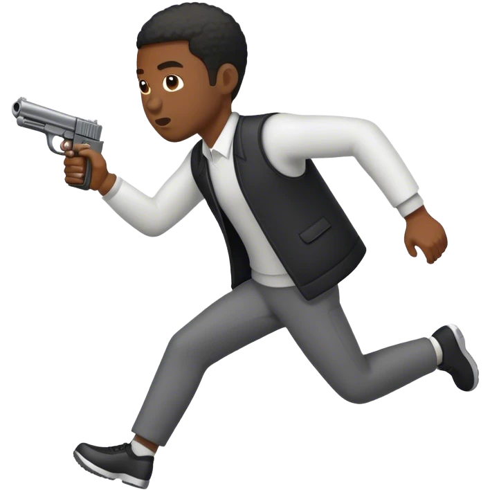 gta v gun small running emoji