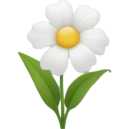 White Flower emoji