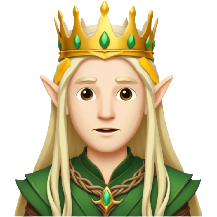 Elven King wooden crowen out of sticks emoji