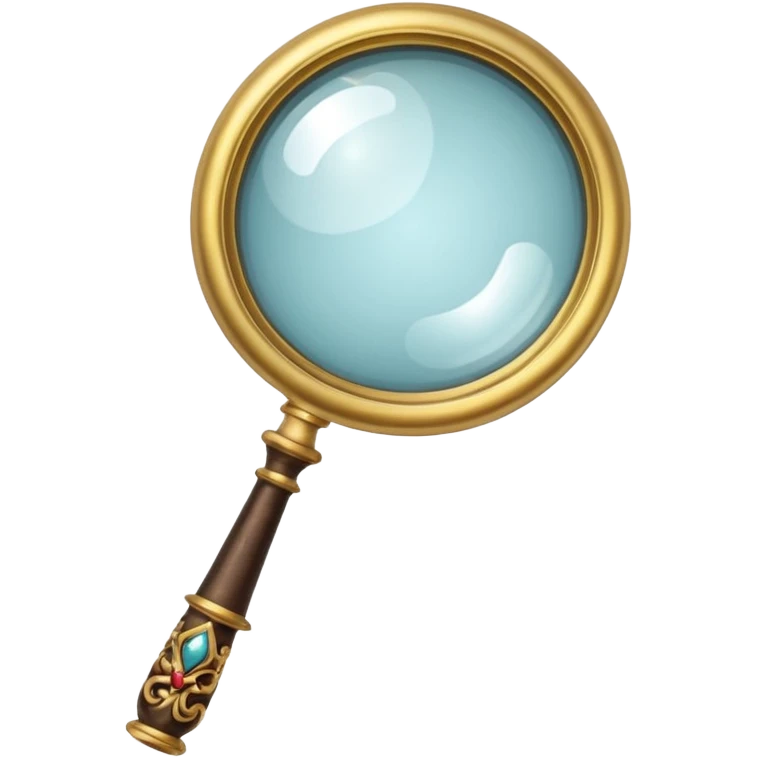 magnifying glass victorian emoji