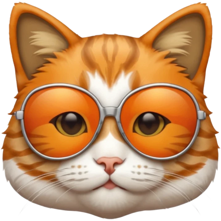 Cat wearing sunglasses emoji
