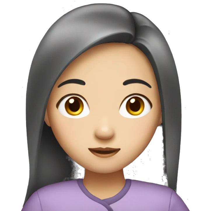 Asian girl emoji