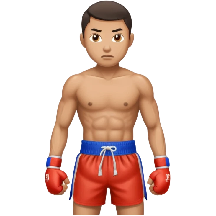 Create a Muay Thai fighter emoji