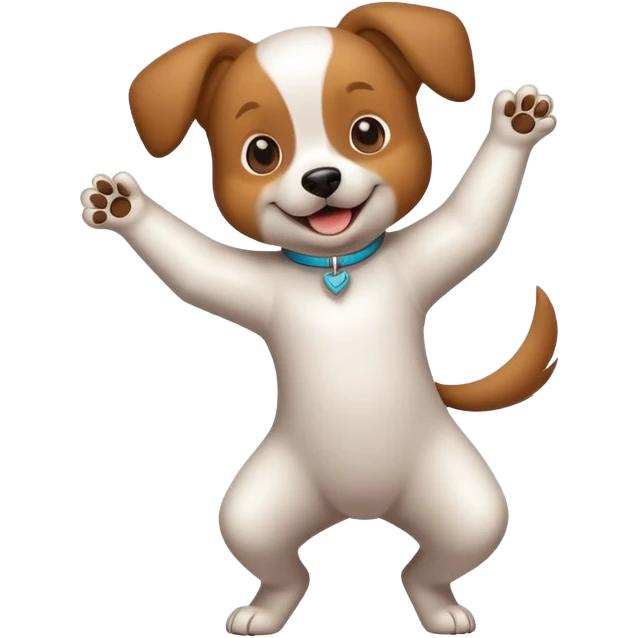 Un cane che balla emoji