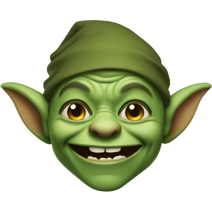 Flirty goblin emoji