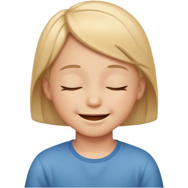 Баланың күліп тұруы emoji