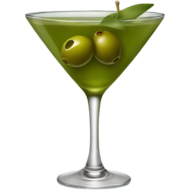 Olive martini emoji