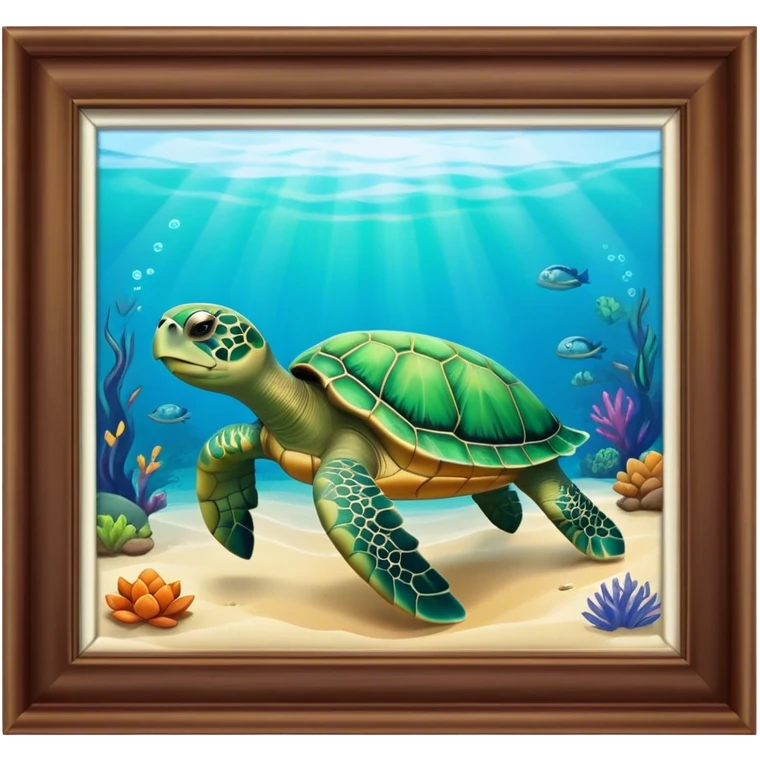 Turtle world emoji
