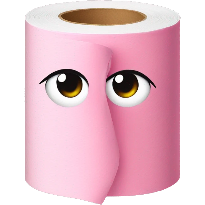 pink toilet paper  emoji