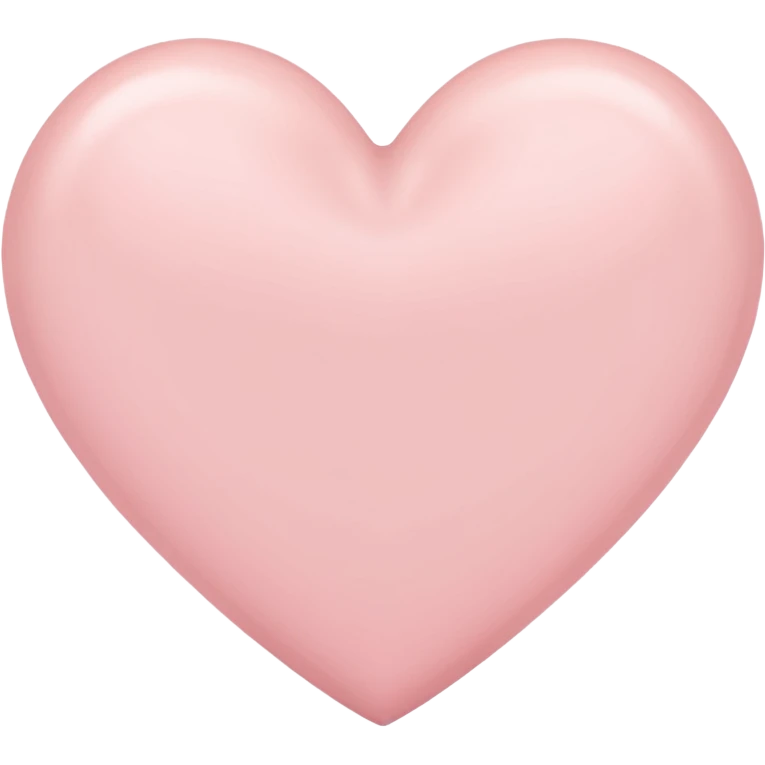 pale pink heart emoji