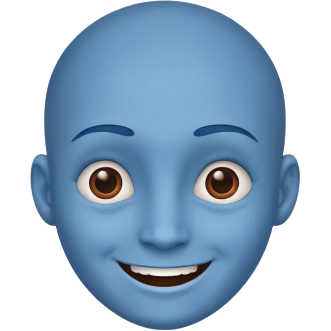 Blue tike emoji
