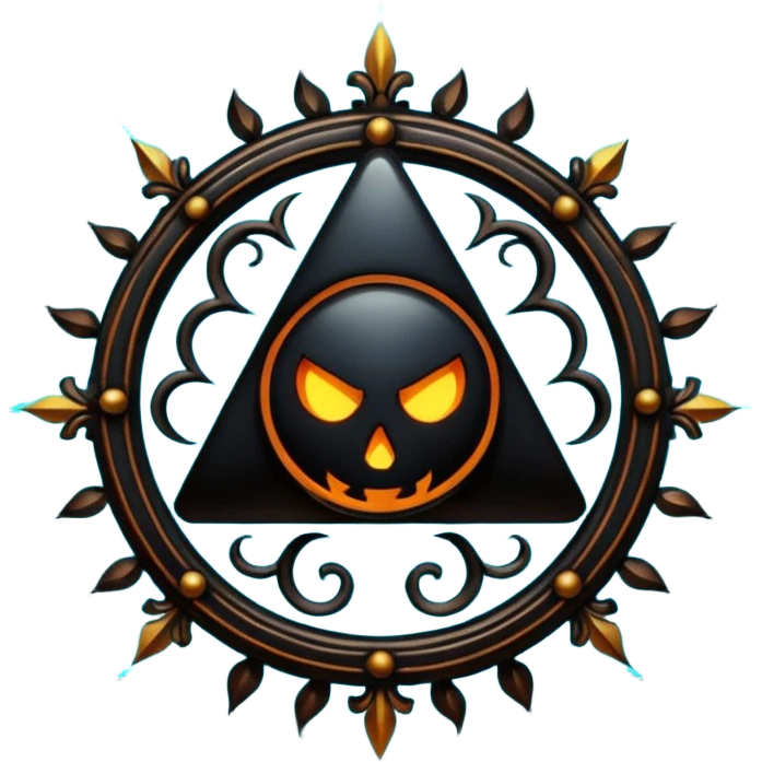 Make a blacj magic symbol emoji