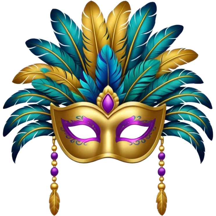 karnaval maskesi emoji