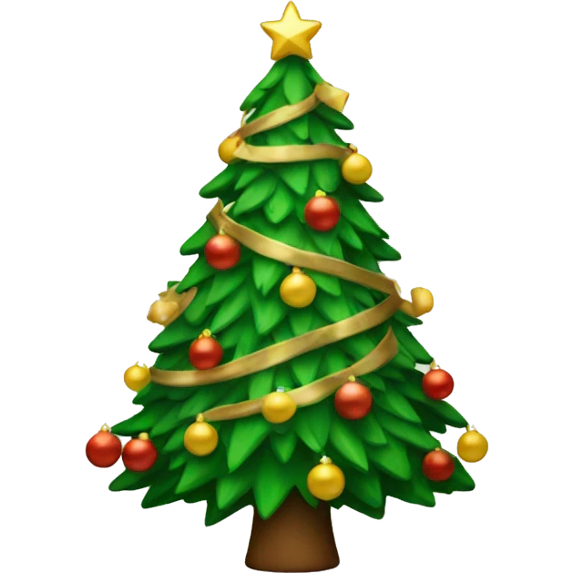 Christmas tree emoji