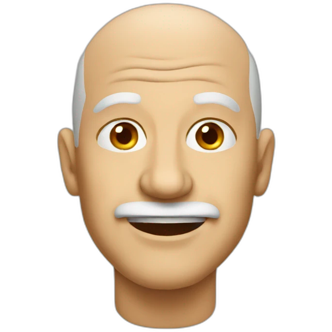 bald old man emoji