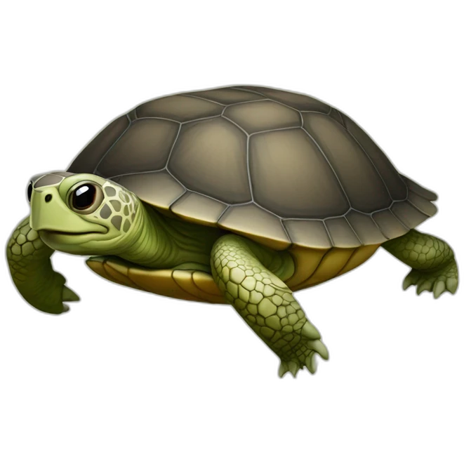 Tortue sur l'outre emoji