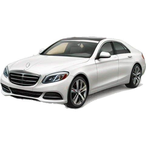 luxury nice car and palm  emoji