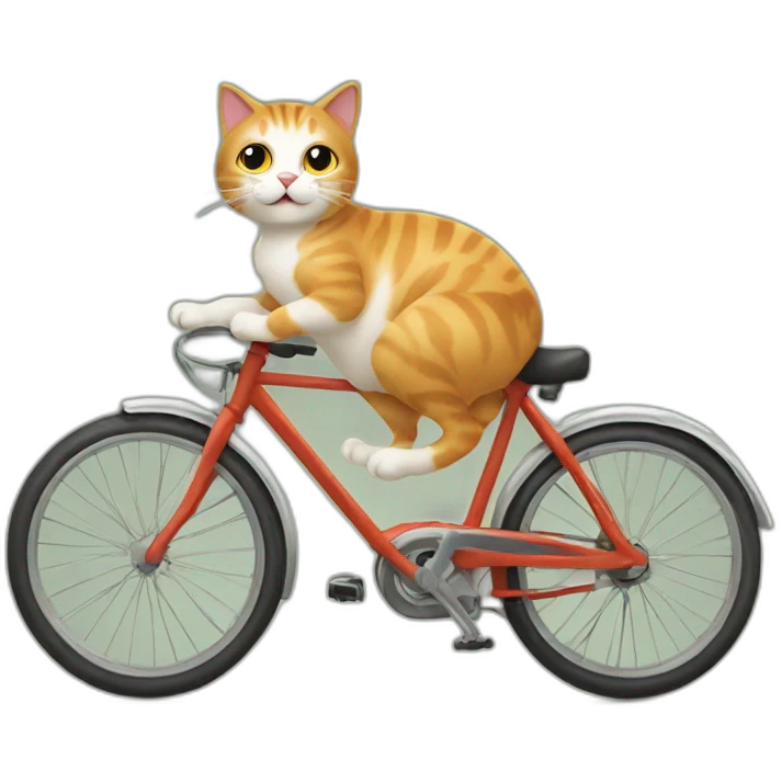 cat on bike emoji