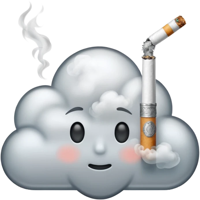 fumaça cigarro emoji