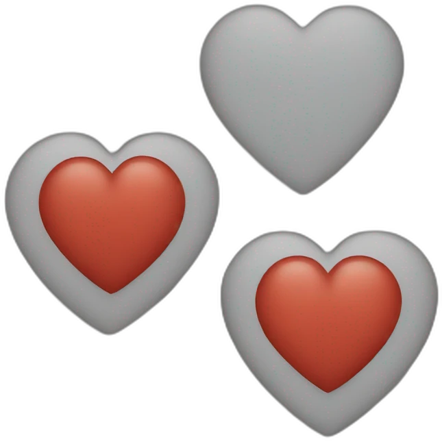 Three heart emoji