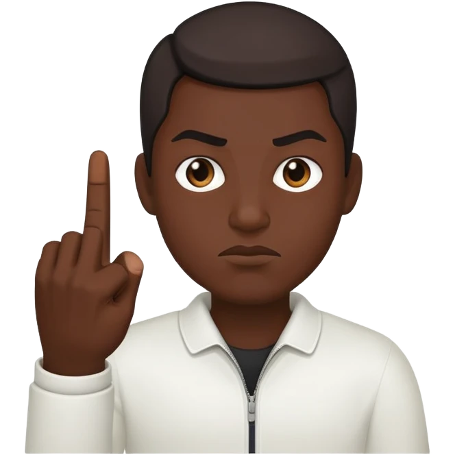 😒🖕🏽 emoji