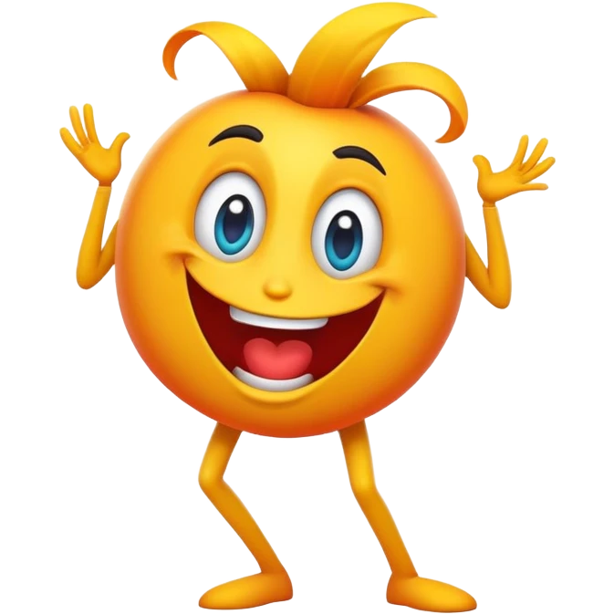 Crazy cartoon  emoji