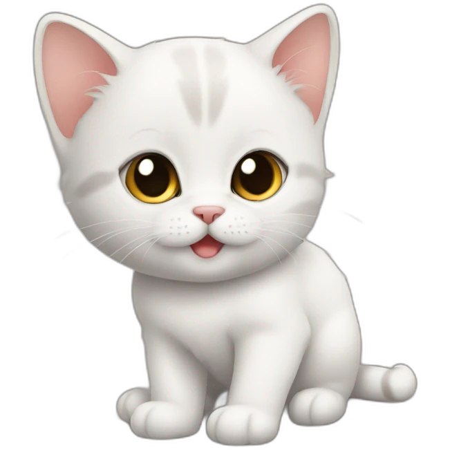 Baby cat so sweet emoji