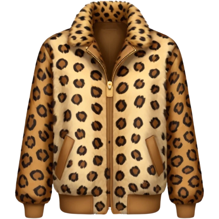 leopard print jacket emoji