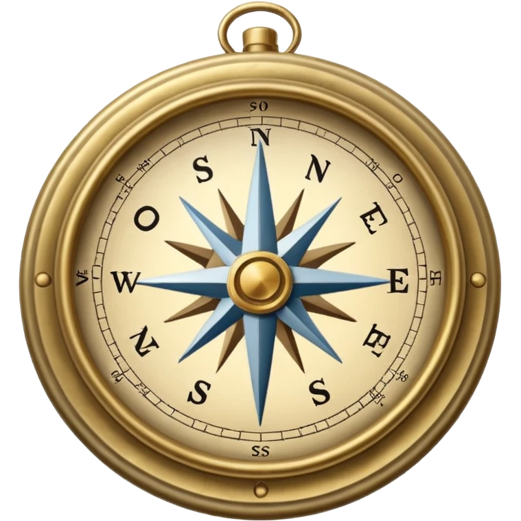 Compass pointing south emoji