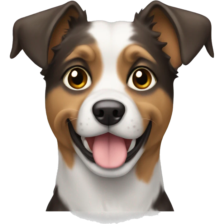 Dog white name missy emoji