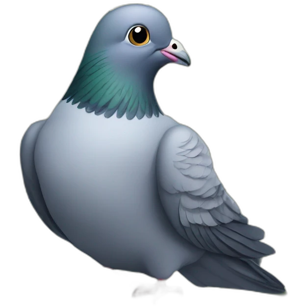 Pigeon avec euros emoji