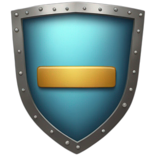 Shield with checkmark on it  emoji