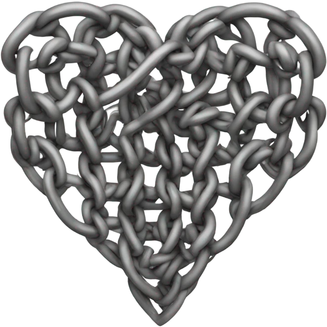 Chain heart emoji