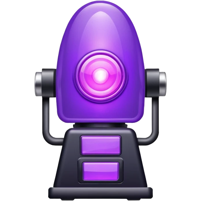 purple police siren emoji