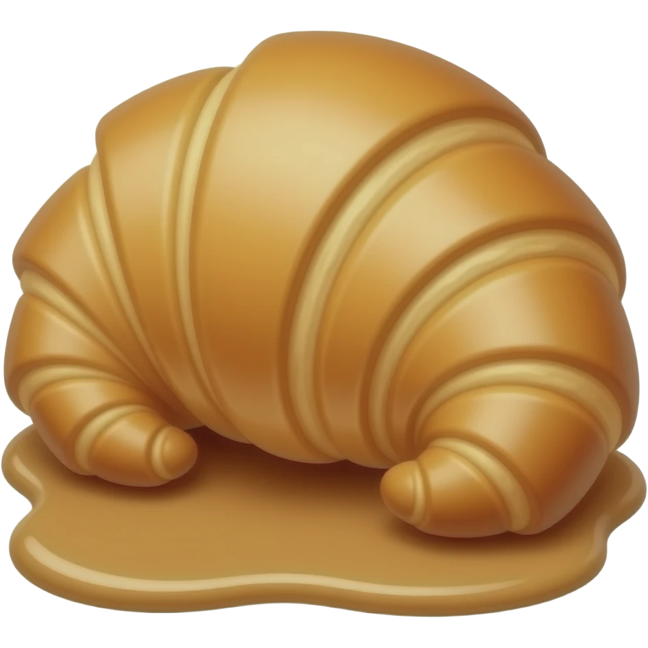 croissant dulce de leche emoji