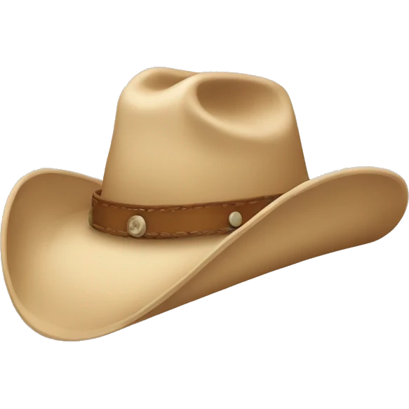 Beige cowboy hat emoji