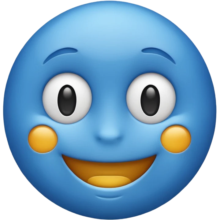 blue emoji emoji