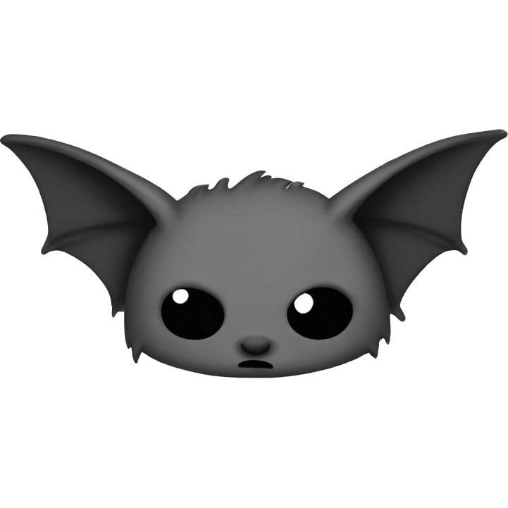 Grunge bat emoji