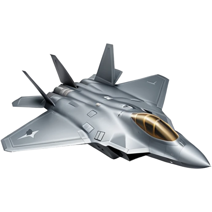 F-22 Raptor fighter jet emoji